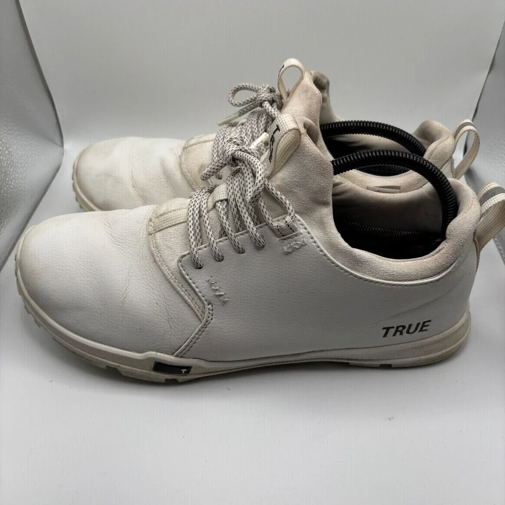True Linkswear Original 1.2 Zero Drop White‎ Spikeless Golf Shoes Men's Size 11